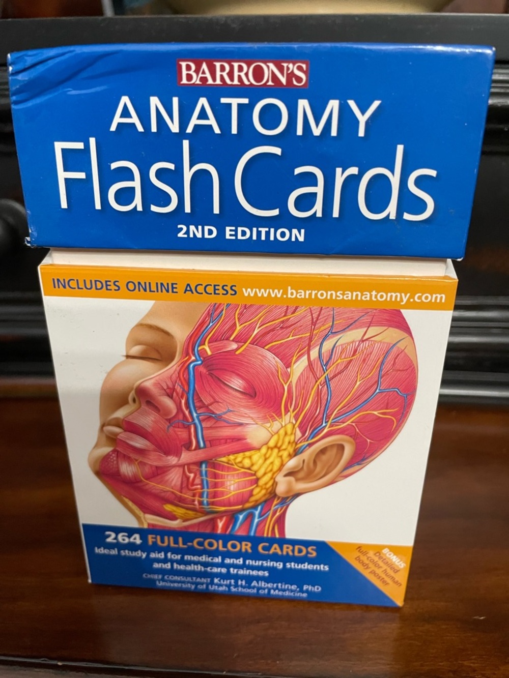 Barron's Anatomy Flash Cards -2nd Edition used